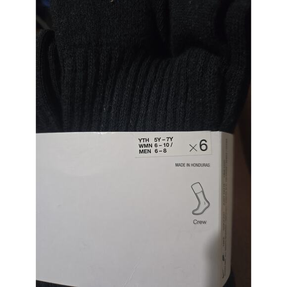 Nike Unisex Adult Everyday Plus Cushioned Training Crew Socks (6 Pairs), Medium - Picture 4 of 4